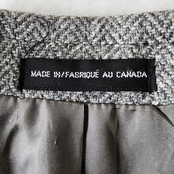 Vintage‎ Tweed Blazer Mens 42 R Scottish Wool Silk Hipster Jacket Gardiner Union - Picture 12 of 16